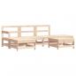 Preview: 6-tlg. Garten-Lounge-Set Massivholz Kiefer