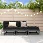 Preview: ARDEBO.de - 3-tlg. Garten-Lounge-Set Grau Massivholz Kiefer