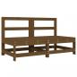 Preview: 6-tlg. Garten-Lounge-Set Honigbraun Massivholz Kiefer