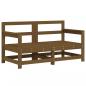 Preview: 6-tlg. Garten-Lounge-Set Honigbraun Massivholz Kiefer