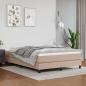 Preview: ARDEBO.de - Boxspringbett Matratze Cappuccino-Braun 140x190cm Kunstleder