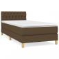 Preview: Boxspringbett mit Matratze Dunkelbraun 80x200 cm Stoff