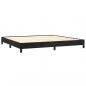 Preview: Boxspringbett mit Matratze Schwarz 200x200 cm Samt