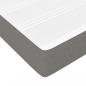 Preview: Boxspringbett mit Matratze Dunkelgrau 80x200 cm Stoff