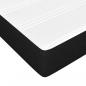 Preview: Boxspringbett mit Matratze Schwarz 90x190 cm Stoff