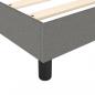 Preview: Boxspringbett mit Matratze Dunkelgrau 90x200 cm Stoff