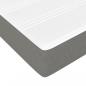 Preview: Boxspringbett mit Matratze Dunkelgrau 90x200 cm Stoff