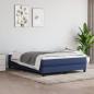 Preview: ARDEBO.de - Boxspringbett mit Matratze Blau 140x200 cm Stoff