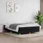 Preview: ARDEBO.de - Boxspringbett mit Matratze Schwarz 140x200 cm Stoff