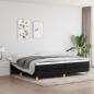 Preview: ARDEBO.de - Boxspringbett mit Matratze Schwarz 200x200 cm Stoff