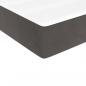 Preview: Boxspringbett mit Matratze Dunkelgrau 90x200 cm Samt