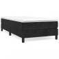 Preview: Boxspringbett mit Matratze Schwarz 90x200 cm Samt