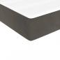 Preview: Boxspringbett mit Matratze Dunkelgrau 100x200 cm Samt