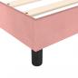 Preview: Boxspringbett mit Matratze Rosa 120x200 cm Samt