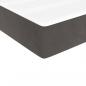 Preview: Boxspringbett mit Matratze Dunkelgrau 140x190 cm Samt