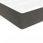 Preview: Boxspringbett mit Matratze Dunkelgrau 200x200 cm Samt