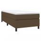 Preview: Boxspringbett mit Matratze Dunkelbraun 80x200 cm Stoff