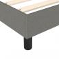 Preview: Boxspringbett mit Matratze Dunkelgrau 90x190 cm Stoff