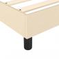 Preview: Boxspringbett mit Matratze Creme 90x190 cm Stoff