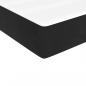 Preview: Boxspringbett mit Matratze Schwarz 80x200 cm Samt