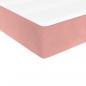 Preview: Boxspringbett mit Matratze Rosa 90x190 cm Samt