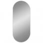 Preview: Wandspiegel Silbern 100x45 cm Oval