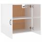 Preview: Wandschrank Hochglanz-Weiß 60x31x60 cm Holzwerkstoff