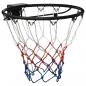 Preview: ARDEBO.de - Basketballring Schwarz 45 cm Stahl