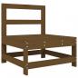 Preview: 3-tlg. Garten-Lounge-Set Honigbraun Massivholz Kiefer