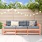 Preview: ARDEBO.de - 3-tlg. Garten-Lounge-Set Massivholz Douglasie