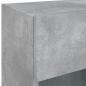 Preview: TV-Wandschrank mit LED-Leuchten Betongrau 40x30x60,5 cm