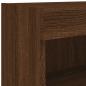 Preview: TV-Wandschrank mit LED-Leuchten Braun Eichen-Optik 60x30x40 cm