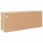 Preview: TV-Wandschrank mit LED-Leuchten Sonoma-Eiche 100x30x40 cm