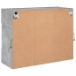 Preview: TV-Wandschrank mit LED-Leuchten Betongrau 78,5x30x60,5 cm