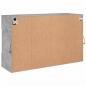 Preview: TV-Wandschrank mit LED-Leuchten Betongrau 98,5x30x60,5 cm