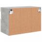 Preview: TV-Wandschrank mit LED-Leuchten Betongrau 60x30x40 cm