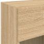 Preview: TV-Wandschrank mit LED-Leuchten Sonoma-Eiche 40x30x60,5 cm