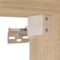 Preview: TV-Wandschrank mit LED-Leuchten Sonoma-Eiche 58,5x30x60,5 cm