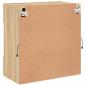 Preview: TV-Wandschrank mit LED-Leuchten Sonoma-Eiche 58,5x30x60,5 cm