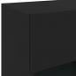 Preview: TV-Wandschrank mit LED-Leuchten Schwarz 40x30x60,5 cm