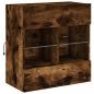 Preview: TV-Wandschrank mit LED-Leuchten Räuchereiche 58,5x30x60,5 cm