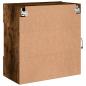 Preview: TV-Wandschrank mit LED-Leuchten Räuchereiche 58,5x30x60,5 cm