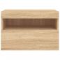 Preview: TV-Wandschrank mit LED-Leuchten Sonoma-Eiche 60x30x40 cm