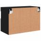 Preview: TV-Wandschrank mit LED-Leuchten Schwarz 60x30x40 cm