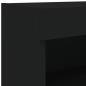 Preview: TV-Wandschrank mit LED-Leuchten Schwarz 60x30x40 cm