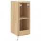 Preview: TV-Wandschrank mit LED-Leuchten Sonoma-Eiche 30,5x35x70 cm