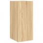 Preview: TV-Wandschrank mit LED-Leuchten Sonoma-Eiche 30,5x35x70 cm