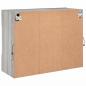 Preview: TV-Wandschrank mit LED-Leuchten Grau Sonoma 78,5x30x60,5 cm