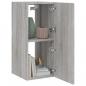 Preview: TV-Wandschrank mit LED-Leuchten Grau Sonoma 30,5x35x70 cm