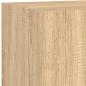 Preview: TV-Wandschrank mit LED-Leuchten Sonoma-Eiche 80x35x31 cm